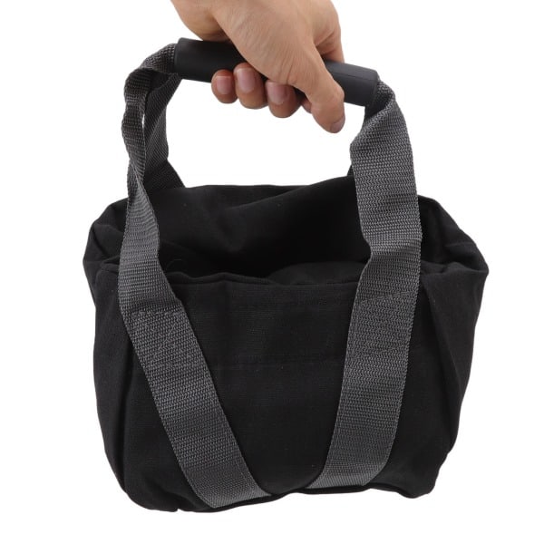 Treningsvektsekk med ergonomisk håndtak, 12oz rivebestandig lerret for vektløfting fitness