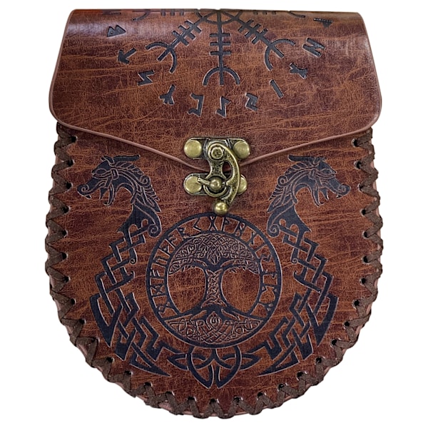 Halloween Jul Middelalder Viking Mini Taske Mønt Retro Pung Lommer Mænd Kvinder Cosplay Larp Kostume Tilbehør