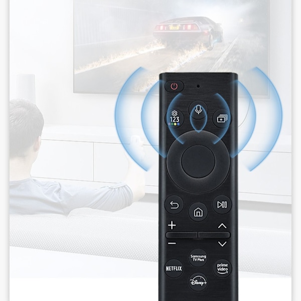 BN59-01385B Samsung ladattavalle aurinkovoimalla toimivalle ääniohjatulle QLED TV -kaukosäätimelle QN55QN90BD