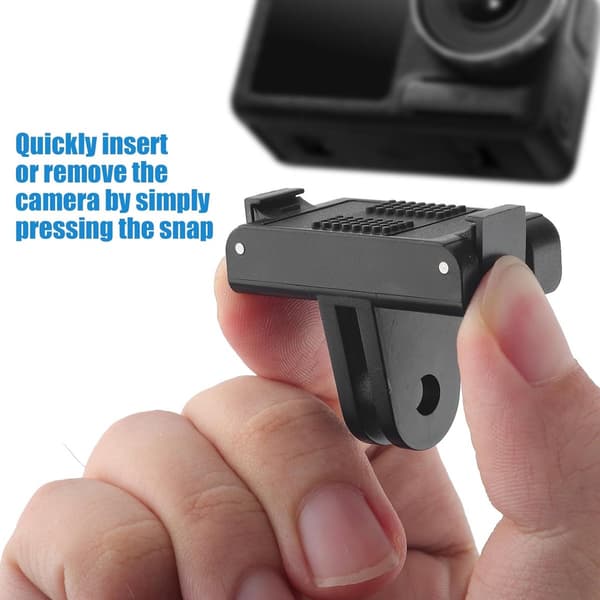 ING Adapter for Action Camera - Magnetisk feste i plast - Rask montering for Dji Osmo Action 5 Pro 4 3 Tilbehør