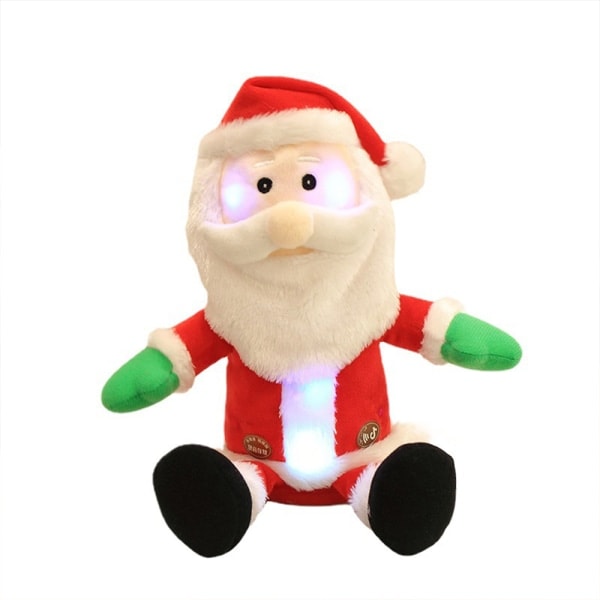 Christmas LED Santa Toy, Singing Dancing Recording Electric