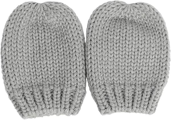 Mössa och vantar, Nyfödd Baby Mössa och Vantar, Småbarn Vinterstickad Mössa, Mössor