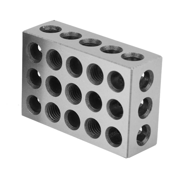 2 stk 25x50x75mm blokk 23 hull fresing parallell klemmblokk Freserverktøytilbehør