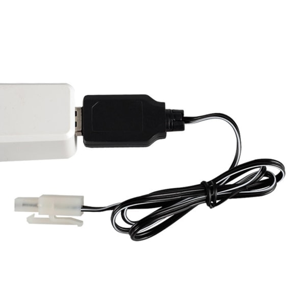 Laderkabel for kjøretøy Batteri USB-lader Ni-Cd Ni-MH Batteripakke KET-2P Pluggadapter 7.2V 250mA Utgang Lekebil