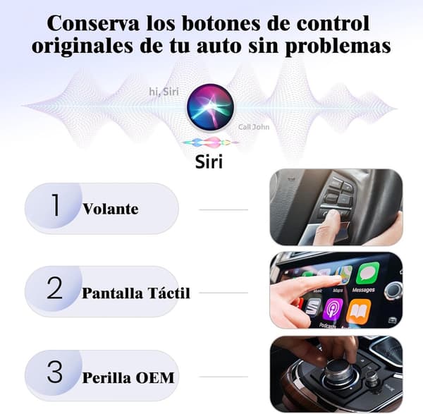Trådlös CarPlay-adapter, plug and play, kompatibel med iPhone/Android, noll fördröjning.