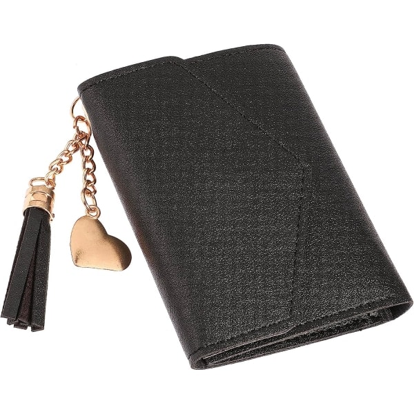 Damplånbok Liten Bifold PU Läder Kortfodral Myntväska
