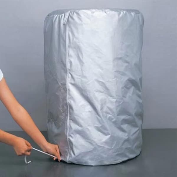 Deksel for dekkstøv - dekkpose for oppbevaring - sølv - 73*110 cm