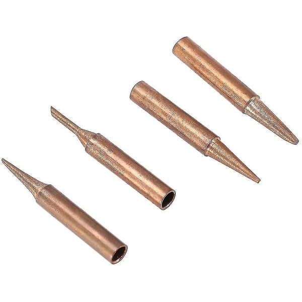 900m-t Serie Ren Kobber Loddejernspidser Form B, K, Sk, 0.8d, 1.2d, 2.4d, 3.2d, 1c, 2c, 3c