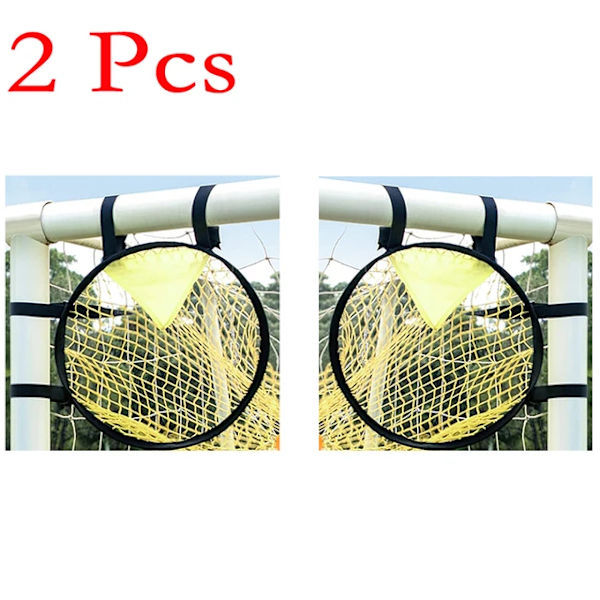 Fotballtreningsnett 1/2 stk Nett Fotballtreningsmål Nettmål Ungdom Fri Spark Trening Skyting Fotball Topshot 2 pcs