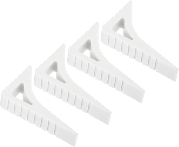 4 dørstoppere, hvide
