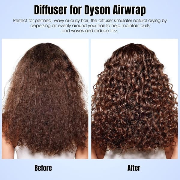ING-feste for Dyson Hair Styler Diffuserfeste Hårfønerdiffuser for Airwrap Styler HS05 HS03 HS01-omformer som gave til din kone Rød
