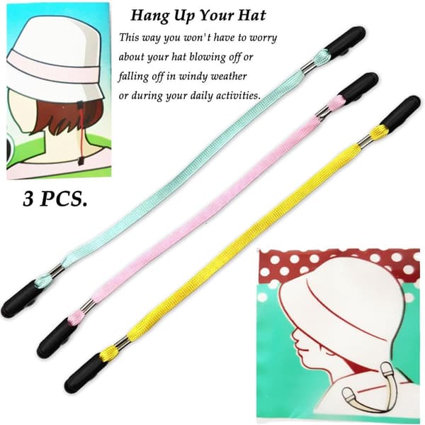 Dailygoods - Vindtäta hattklämmor - 3 delar för utomhusaktiviteter