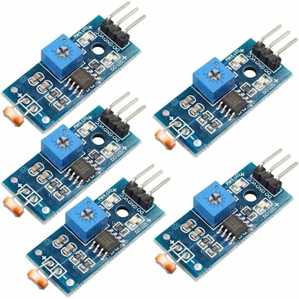 5st Digital Ljusintensitets Sensor Modul Fotoresistor Fotoresistor