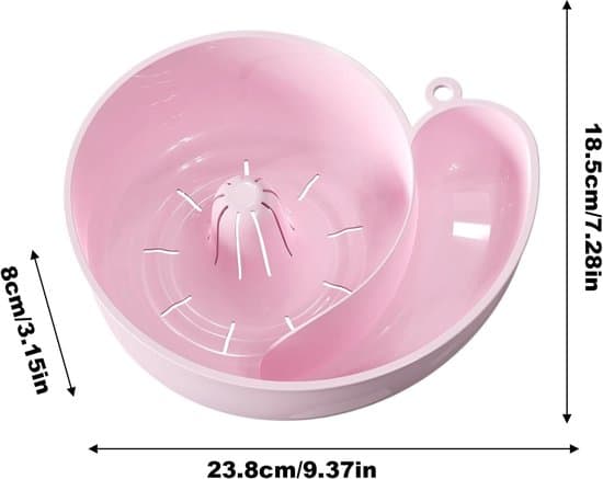Diskställ - Snigelformat diskställ - Bärsköljare - Rosa
