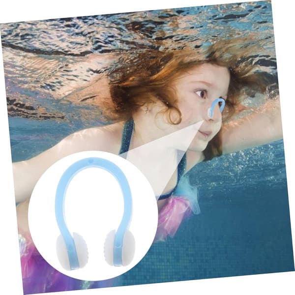 Näsclips för simning, näsplugg för pool, näsclips för pool, silikonlim för näsplugg, näsclips för simträning, skydd