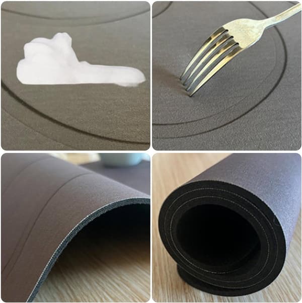 ING Bademåtte 40 X 60 Cm Vandabsorberende Måtte Brusemåtte Absorberende Diatomit Sten Brusemåtte Absorberende Sten Bademåtte Vaskbar Brusemåtte Hurtigtørrende
