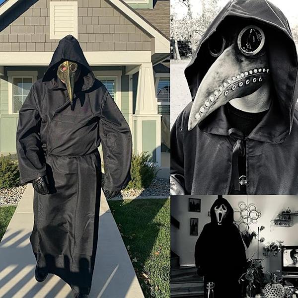 GraduationMall Sith-Robe för Vuxna Halloween Jedi-Huvudklädd Kappa Riddare Darth Sidious Star Wars Cosplay Kostym M