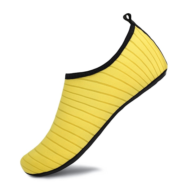 Vandstøvler til Kvinder Mænd Hurtigtørrende Aqua Sokker Svømning Strand Barefod Yoga Træningstøj Sport Tilbehør Pool Camping Must Haves Voksen Ungdom Størrelse Yellow 48-49