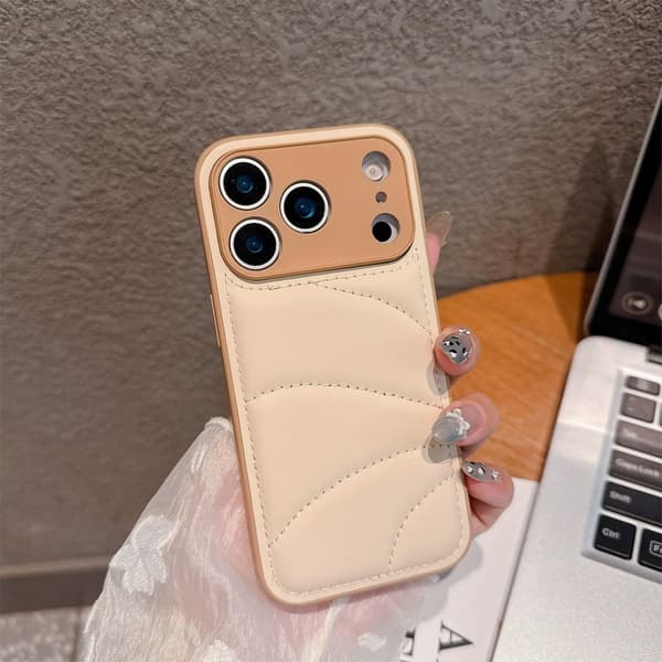 Lämplig för iPhone 17 Air mobilskal, dekompressionsdunjackamaterial