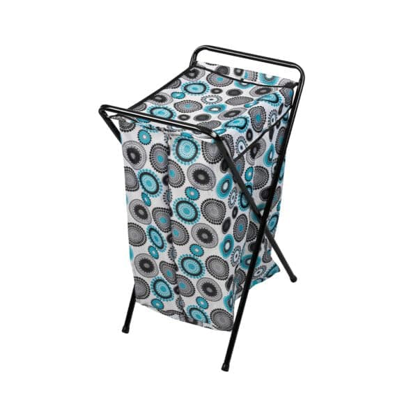 Tvättkorg Amy - Rymlig 70L med lock och trendig design