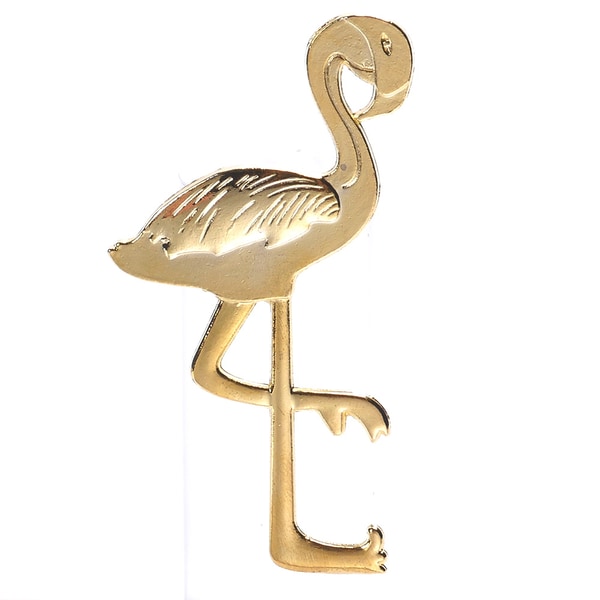 Flamingo sommar flasköppnare guld