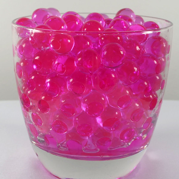 2000 förp Stora Vatten kristaller 1,5-1,7 cm Rosa rosa