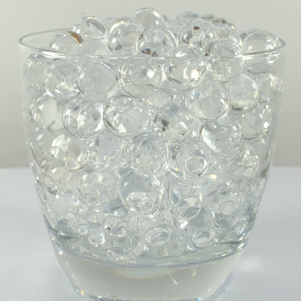 4000 förp Vatten kristaller 0,9-1 cm Transparent