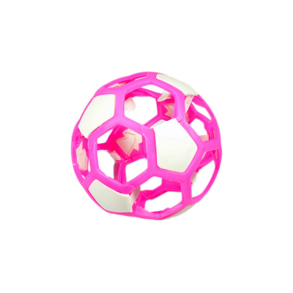 Fotboll byggset studsande 10cm  4 färger rosa
