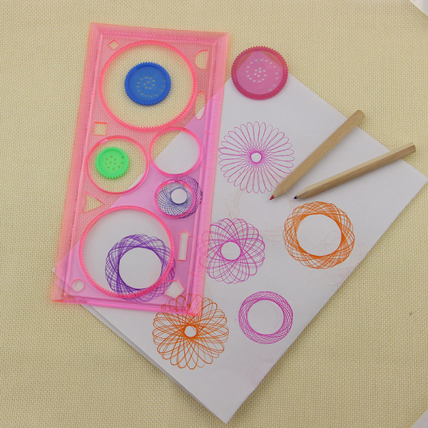 Spirograph set för kreativitet