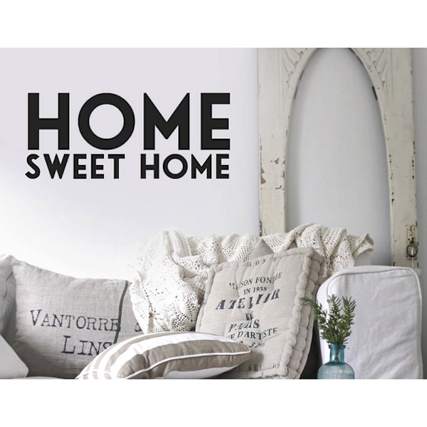 Home sweet home modern silver