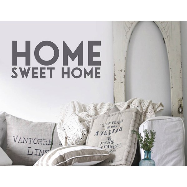 Home sweet home modern svart