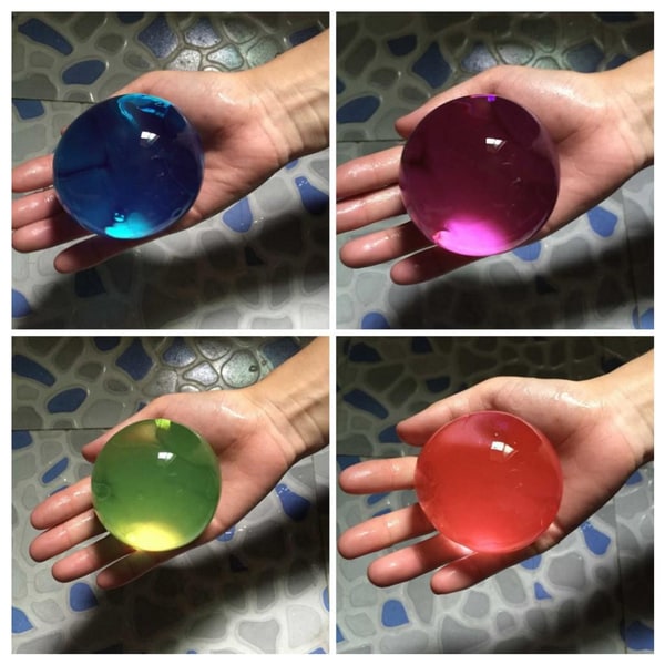 35 förp Gigantisk Vatten kristaller 5 färger 0,8-1 cm flerfärgad