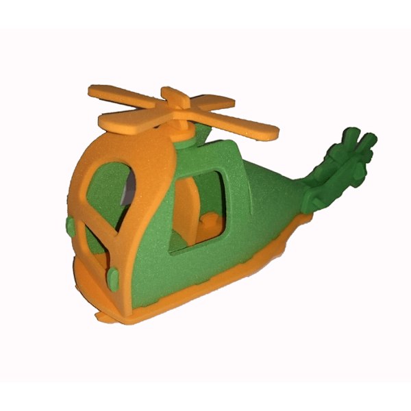 Mjuka 3D model "Helikopter" mini