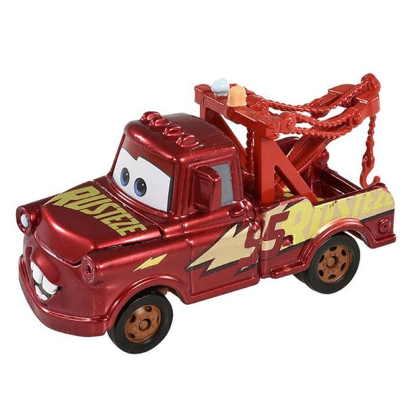 Disney Pixar Cars 2 3 Röd leksak Mater Star Wars Rust Lightning McQueen Metallbilmodell 1:55 Toy Present Pressgjutna fordon 5