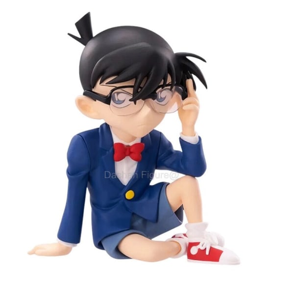 Anime Detektiv Conan Edogawa Figurer Jimmy Kudo Action Figur PVC Collection Dekoration 8 cm Kudou Shinichi Figur Modell Leksaker no retail box