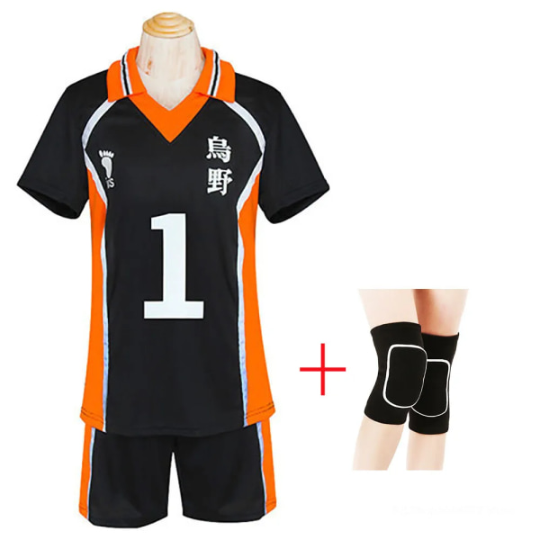 Anime Haikyuu Cosplay Costume Karasuno High School Volleyball Club Hinata Shyouyou Kageyama Tobio Sportswear Tröjor Uniform Y71-Y80 XL