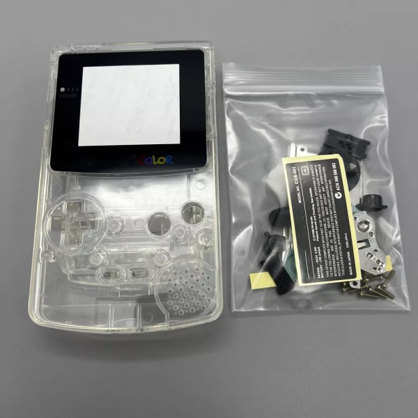 Skalkit av hög kvalitet för Gameboy COLOR GBC. Lämplig för GBC 2,6-tums 2,45-tums 2,2-tums LCD-skärm grey