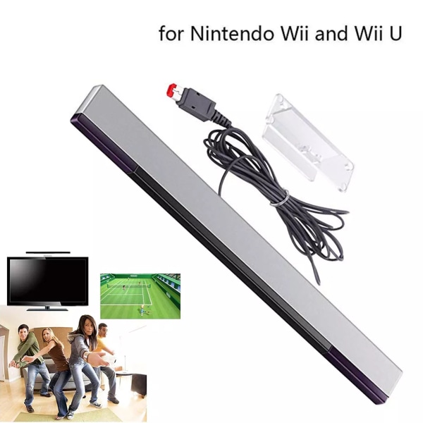 Sensor Bar Replacement Wired Motion Sensor Bar Kompatibel för NS Wii/Wii U Console Wii-mottagare för Nintendo Wii sensorlist A