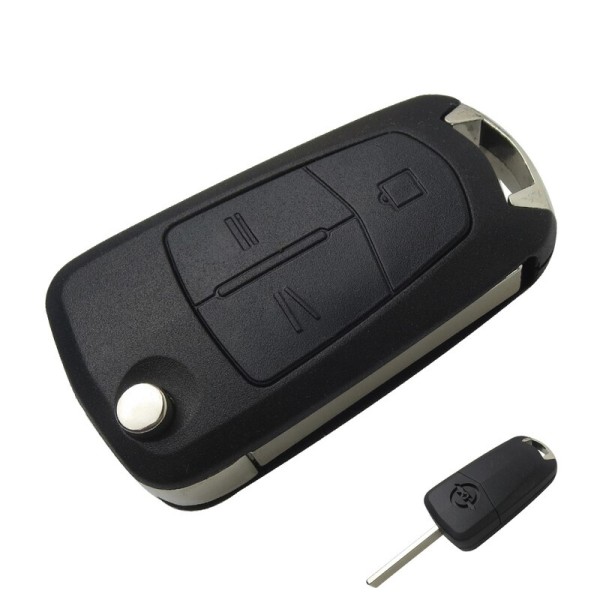 Modul Flip Remote Key Cover Case, Shell för Sachopel Astra H Corsa D Vectra BC Mokka G Zafira Vectra Signum 3 buttons