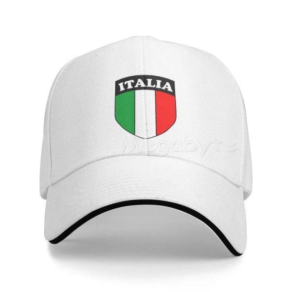 Italia Italien Italiensk Flagg Sandwichkeps Unisex Justerbar Basebollkeps Klassisk