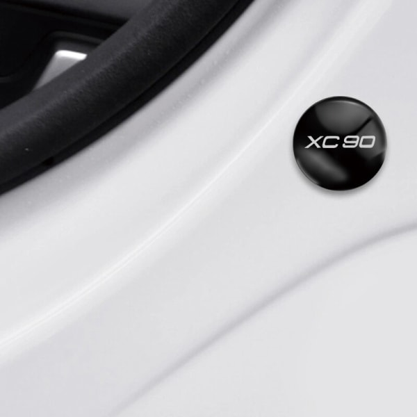 Bildörrsdekal för Volvo XC90, ljudisolerande ljudisolerande kudde, dekorationsdekaler i silikon, 2010-2021 4pcs