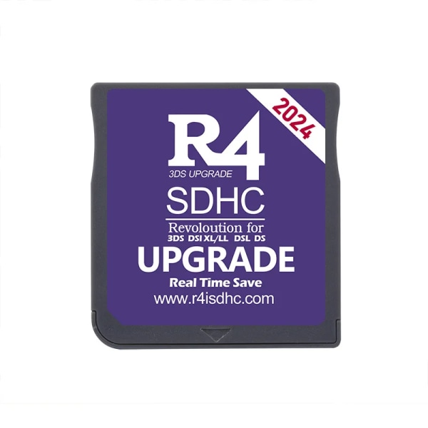 2024 R4 SDHC Adapter Flash Card 6000 i 1 Passar 3DS DSL XL/LL Secure Digital Memory Card Game Card Brinnande kortspelstillbehör COM Pueple 2024 32G 300 in 1