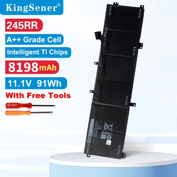 Laptopbatteri KingSener 91WH 245RR för DELL XPS 15 9530 9535-serien för DELL Precision M3800 TOTRM H76MV 7D1WJ Gratis verktyg