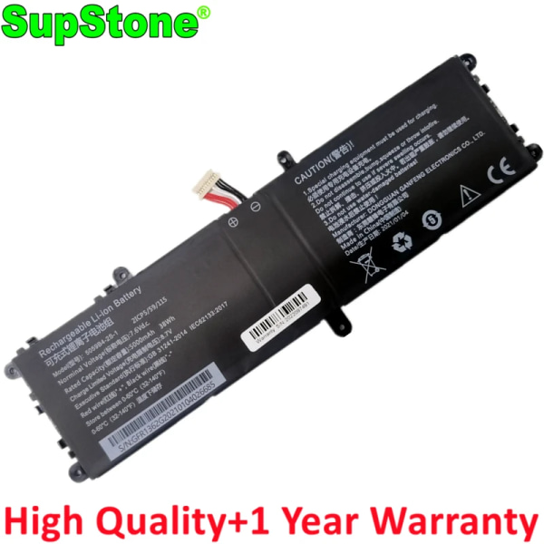 Laptop-batteri SupStone 5059B4-2S-1 2ICP5/55/115 för Chuwi GemiBook Pro CWI528, Pro 14 CWI529 Q512G20090943 5059B4-2S B-5059B4-2S(CWI529)