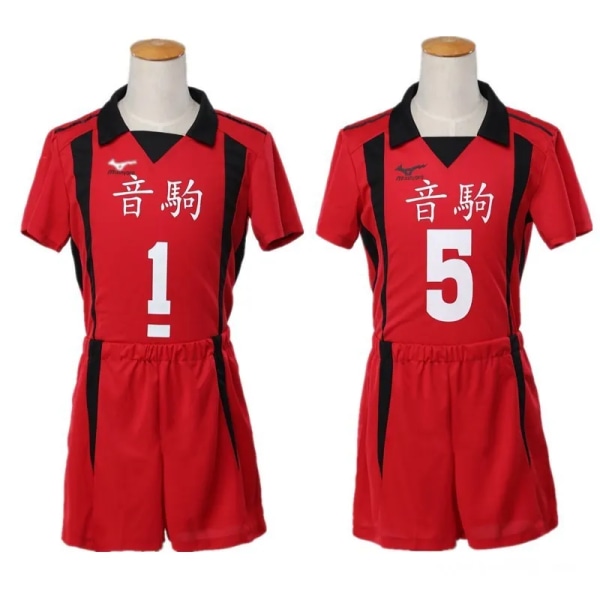 Anime Haikyuu Cosplay Costume Karasuno High School Volleyball Club Hinata Shyouyou Kageyama Tobio Sportswear Tröjor Uniform Y478-Y80 L