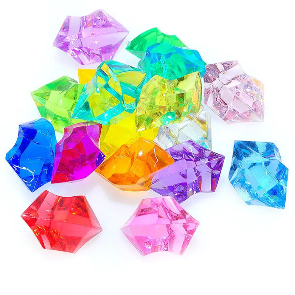 Pirate Treasure Toy Diamant Akryl Kristall Ice Rock Stones Party Present för barn Födelsedagar Novedades Juguetes Niños