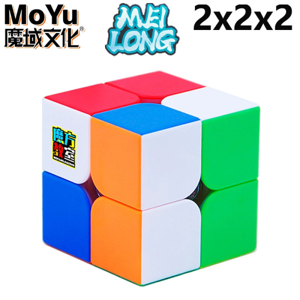 MoYu Mleilong 3x3 2x2 Pyramid Magic Cube Pyraminx 3×3 Professional Special Speed ​​Pusselleksak 3x3x3 Original ungersk Magcio Cubo 2X2x2 A