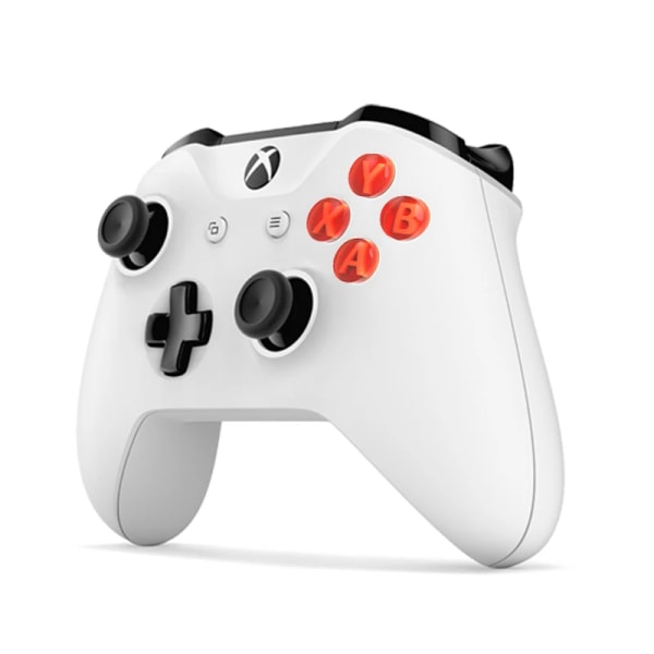 DATA FROG Byte av ABXY-knappar för Xbox One/Xbox One S trådlös handkontroll ABXY Guide Hemknapp för Xbox One-spelkontroll orange set