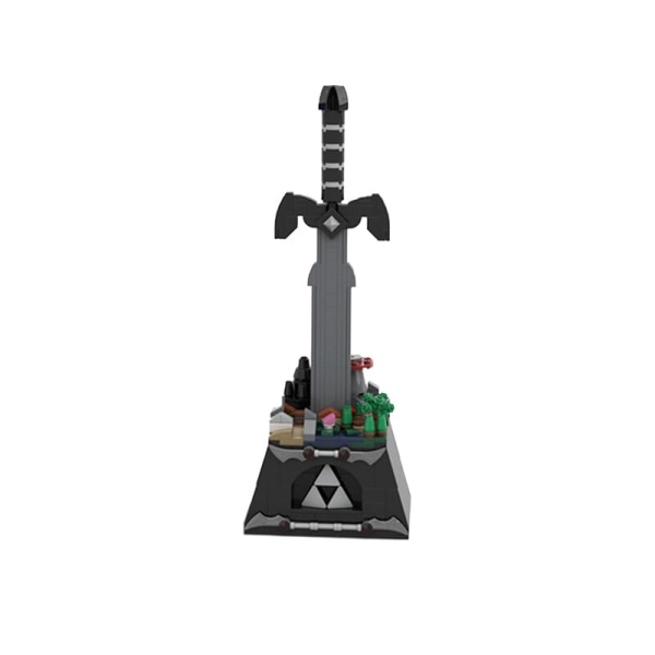 Buildmoc Zelda: Breath of the Wild Link Kass Bird Master Sword Keeper MOC Set Byggstenar Lekset Leksaker för Barn Barnpresenter Leksak Link sword