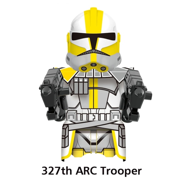 X0333 ARC Commander Building Blocks Clone Trooper Clolt Blitz Brick Havoc Hammer Figur Wolffe 327th Troopers Figurines Leksak